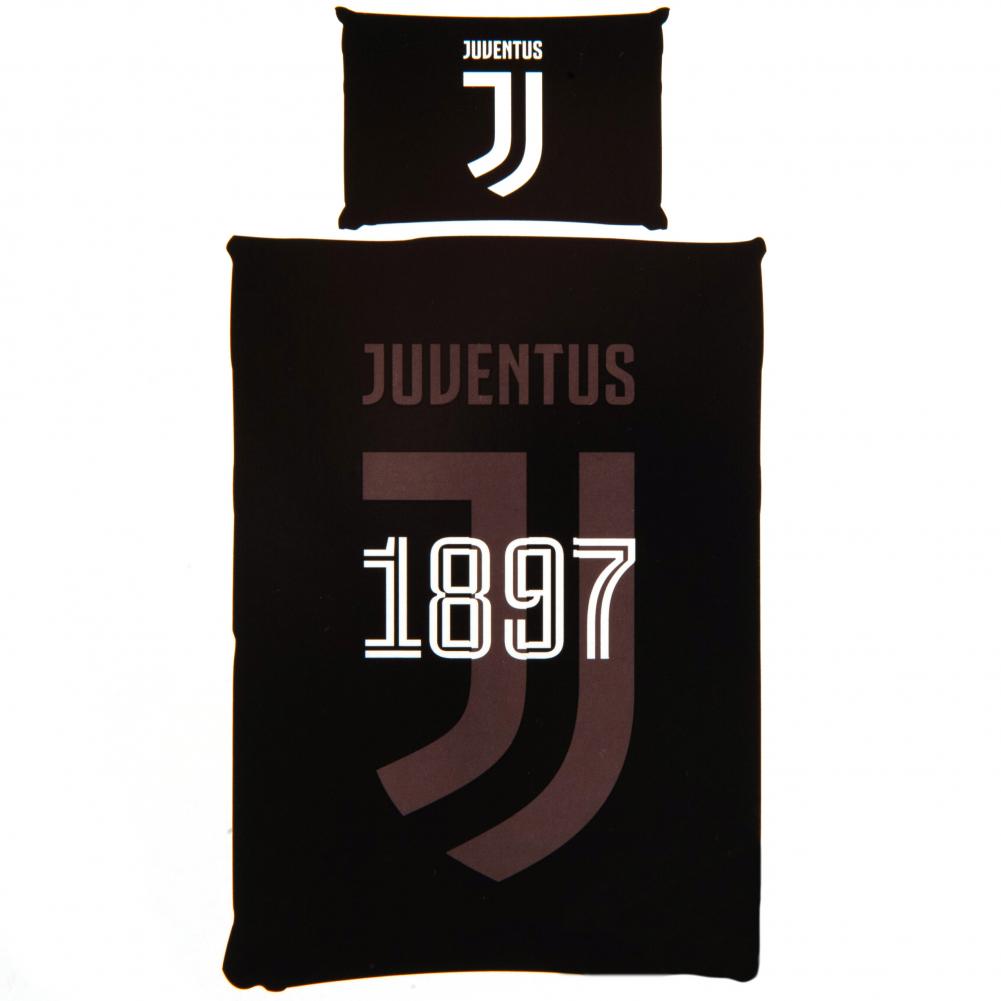 Juventus FC Single Duvet Set - Officially licensed merchandise.