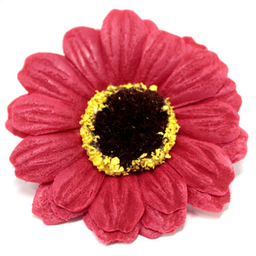 Craft Soap Flowers - Sml Sunflower - Red
