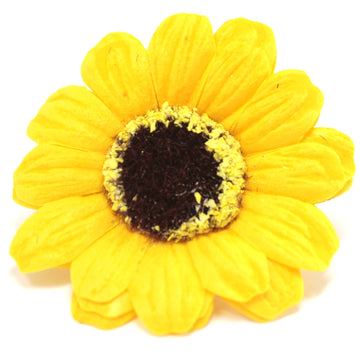 Craft Soap Flowers - Sml Sunflower - Yellow