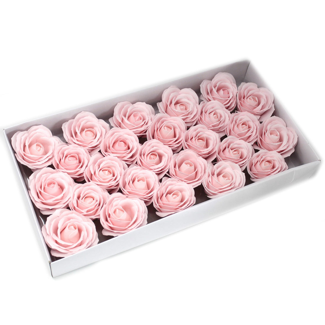 Craft Soap Flowers - Lrg Rose - Pink x 10 pcs