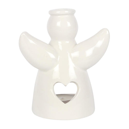 15cm Feathers Appear Angel Tealight Holder-Candle Holders