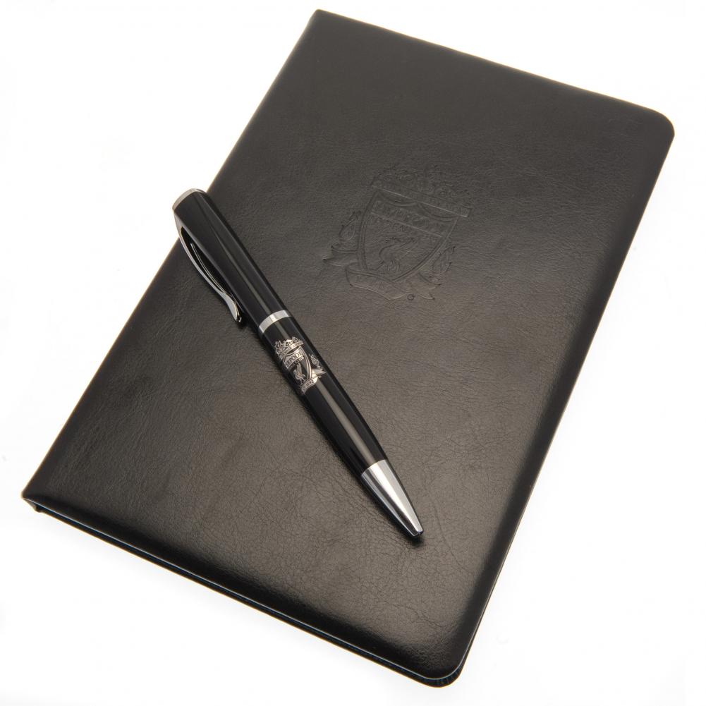 Liverpool FC Notebook & Pen Set - Officially licensed merchandise.