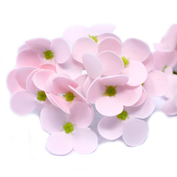 Craft Soap Flowers - Hyacinth Bean - Pink x 10 pcs