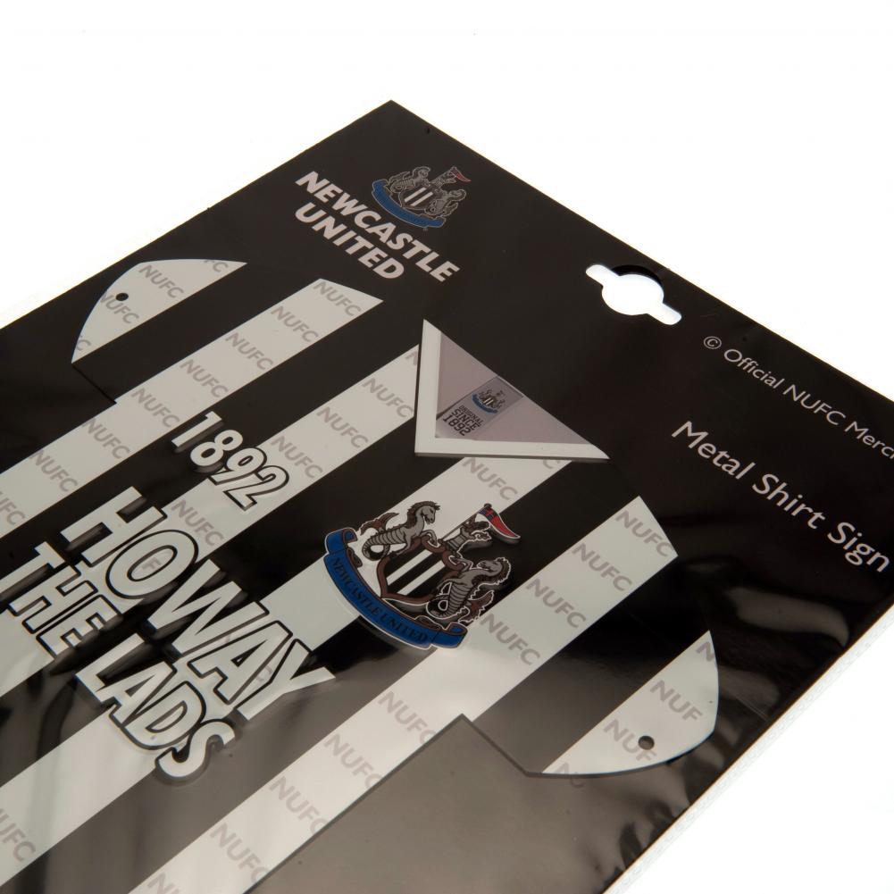 Newcastle United FC Metal Wall Sign