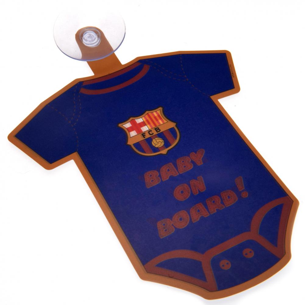 FC Barcelona Baby On Board Sign - Officially licensed merchandise.