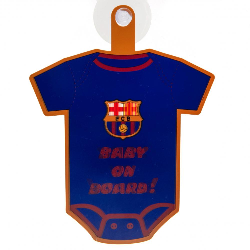 FC Barcelona Baby On Board Sign - Officially licensed merchandise.
