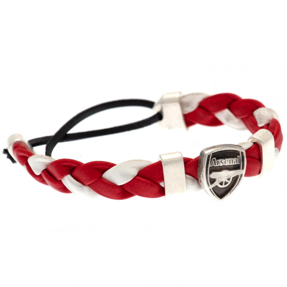 Arsenal FC PU Slider Bracelet - Officially licensed merchandise.