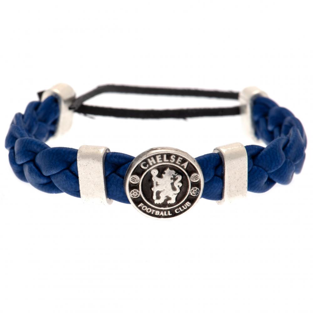 Chelsea FC PU Slider Bracelet - Bracelets & Charms