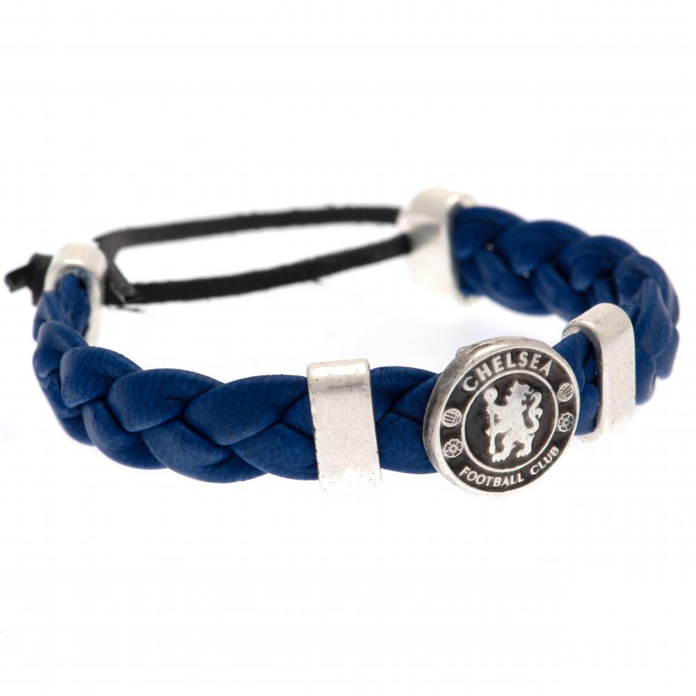Chelsea FC PU Slider Bracelet - Officially licensed merchandise.