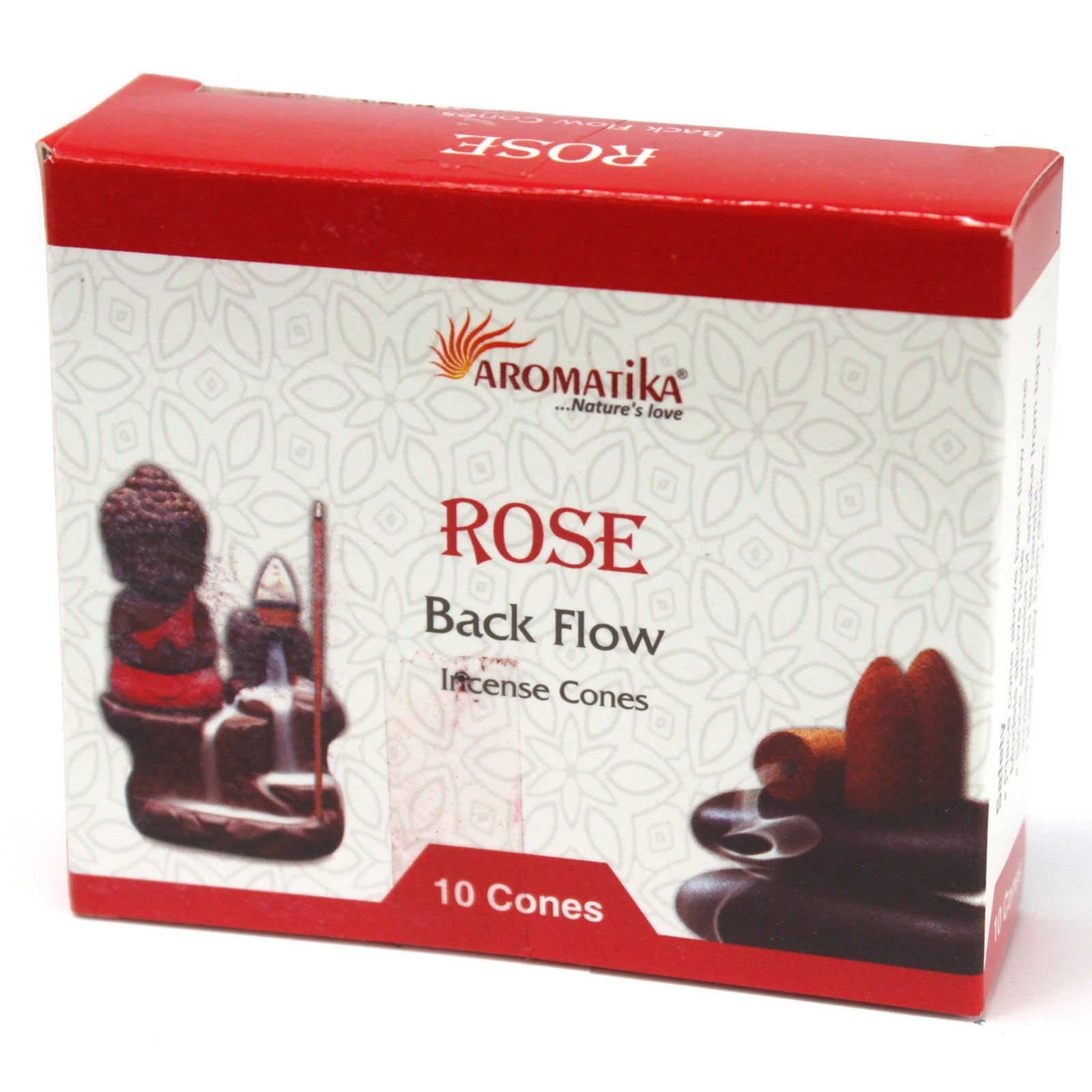 Aromatica Backflow Incense Cones - Rose