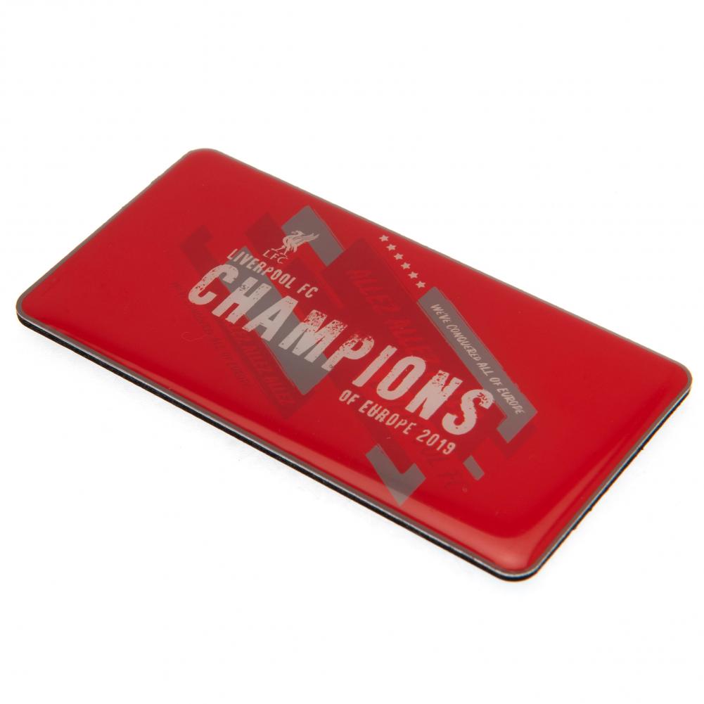 Liverpool FC Champions Of Europe Fridge Magnet - Officially licensed merchandise.