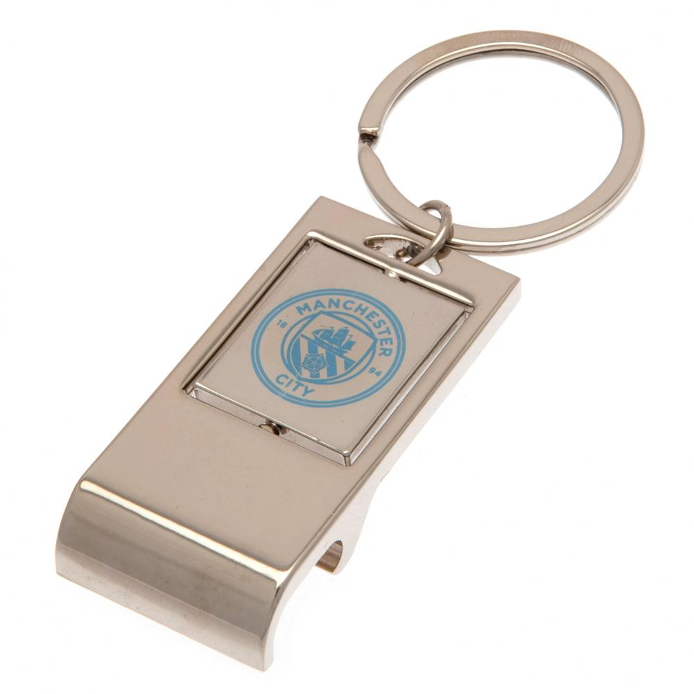 Manchester City FC Executive Bottle Opener Keyring - Officially licensed merchandise.