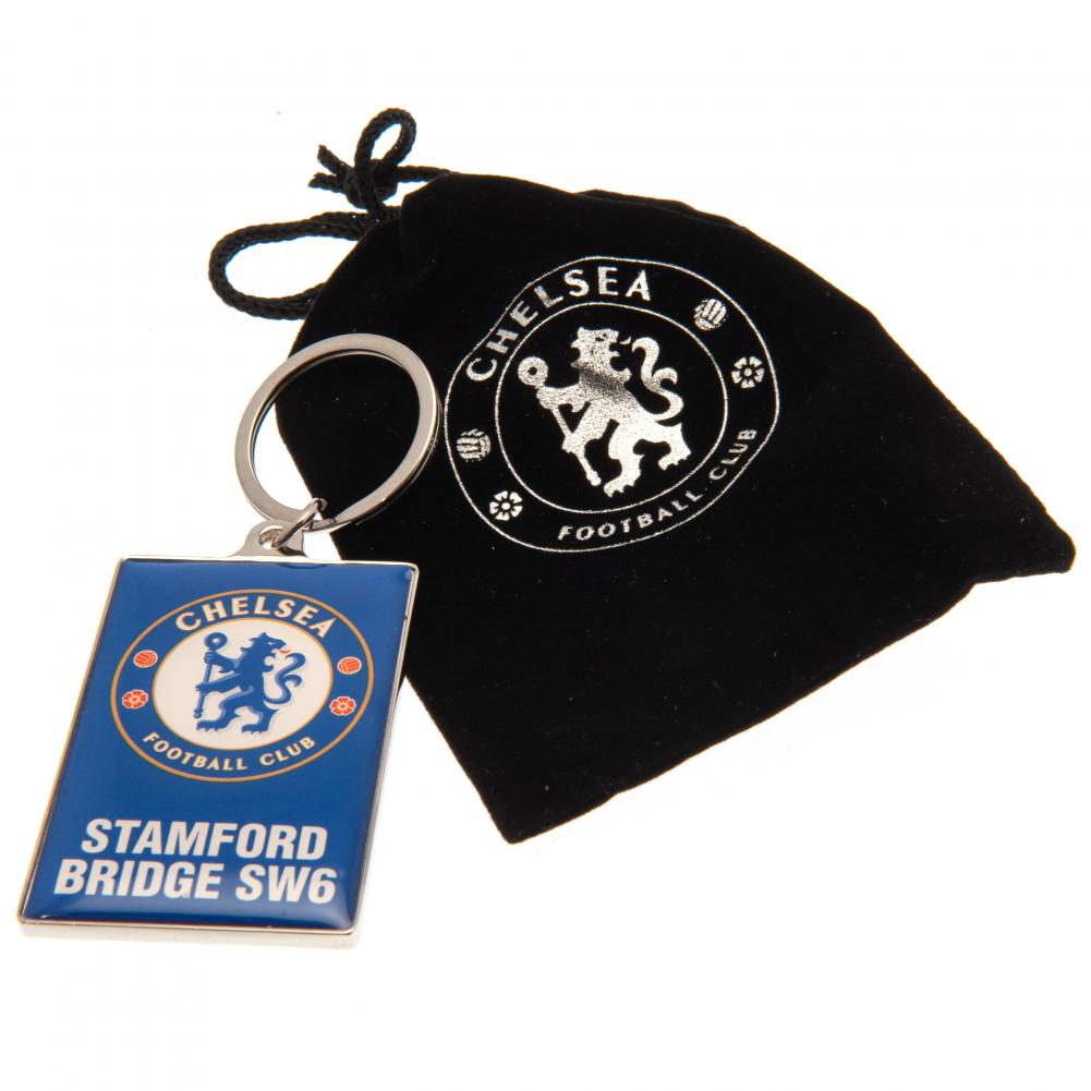 Chelsea FC Deluxe Keyring - Officially licensed merchandise.
