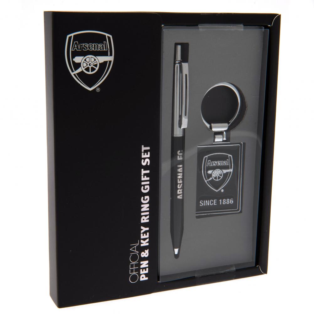 Arsenal FC Pen & Keyring Set - Officially licensed merchandise.