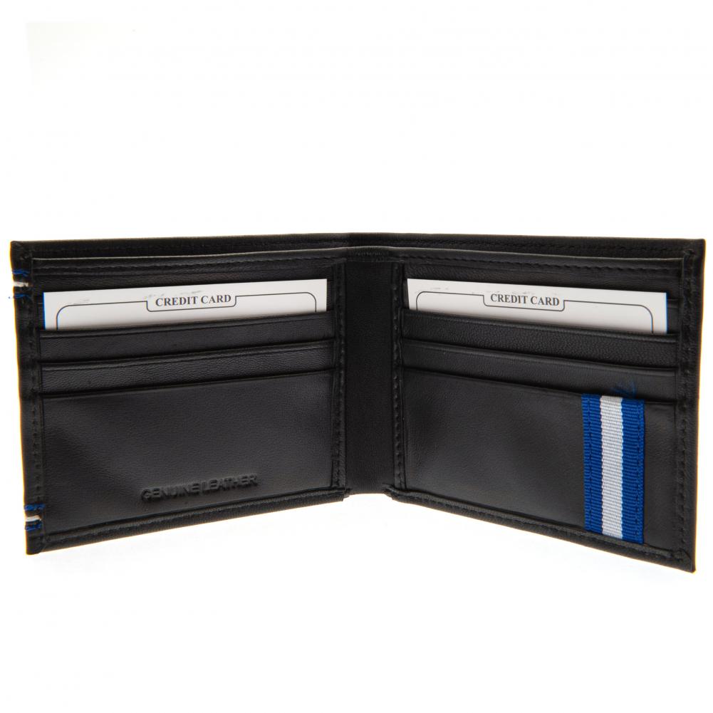 Chelsea FC Leather Stitched Wallet - Officially licensed merchandise.