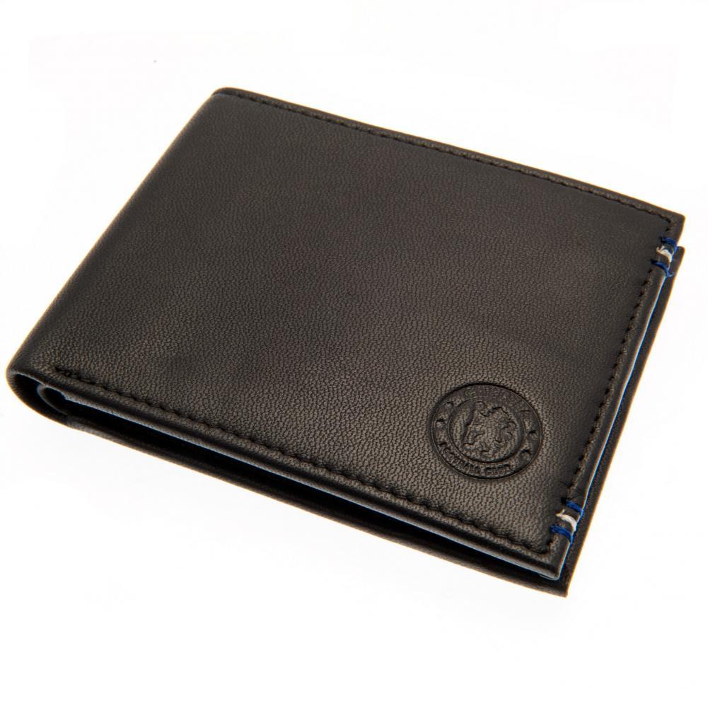 Chelsea FC Leather Stitched Wallet - Officially licensed merchandise.