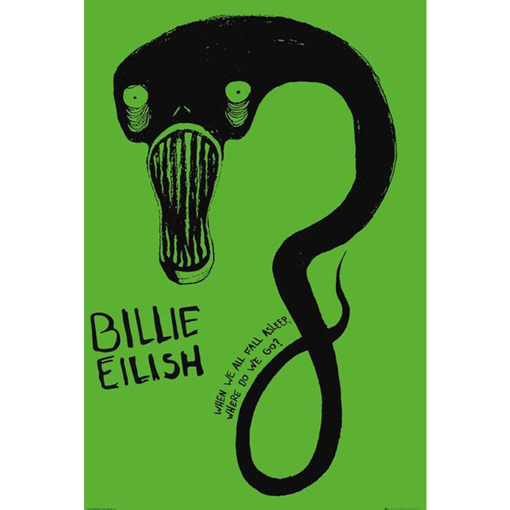 Billie Eilish Poster Ghoul 129 - Officially licensed merchandise.