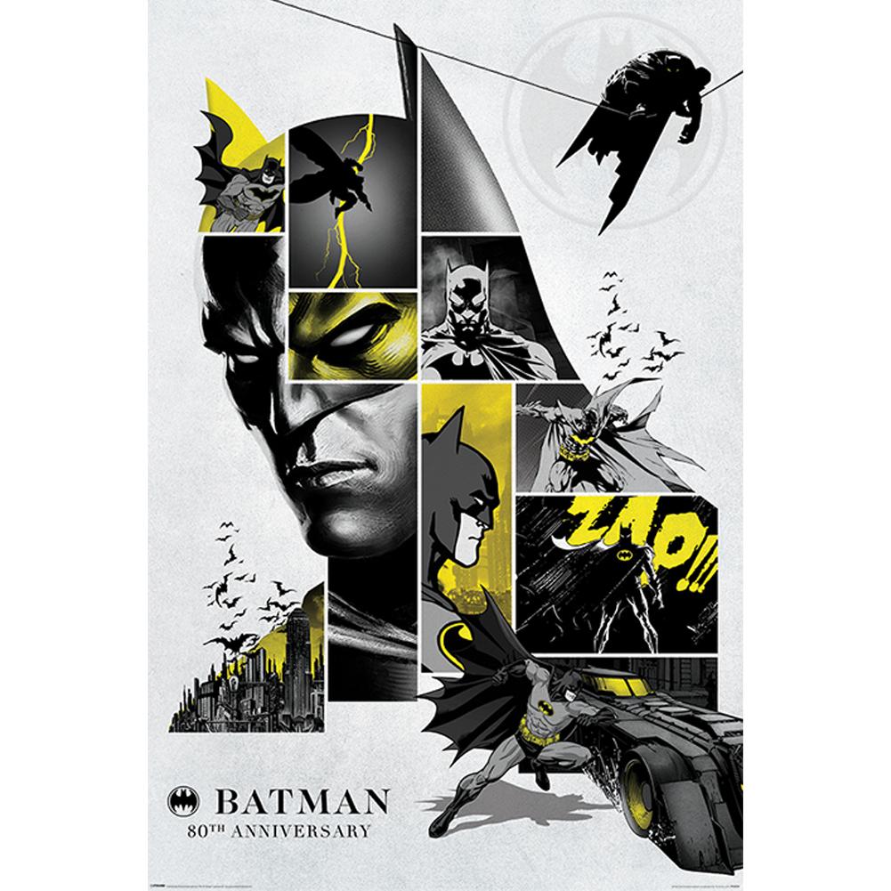 Batman Poster 80th Anniversary 122 - Officially licensed merchandise.
