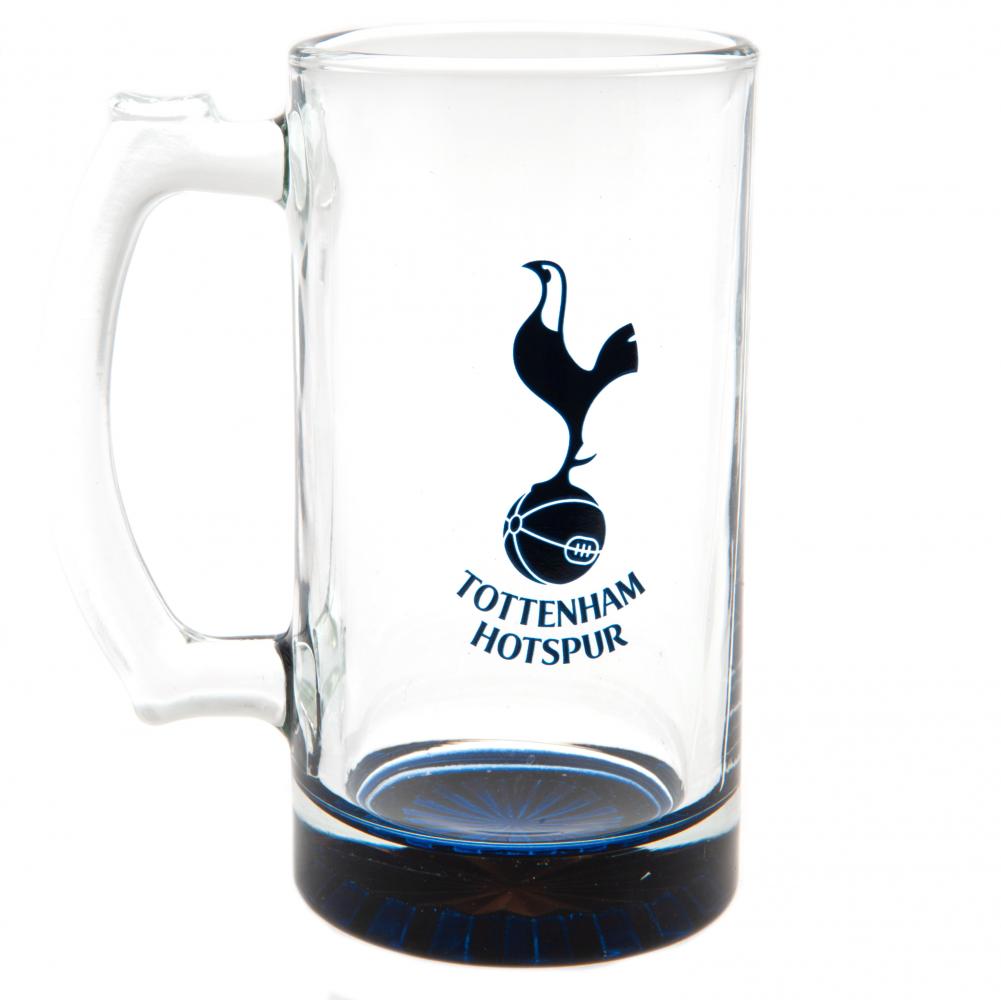 Tottenham Hotspur FC Stein Glass Tankard - Officially licensed merchandise.