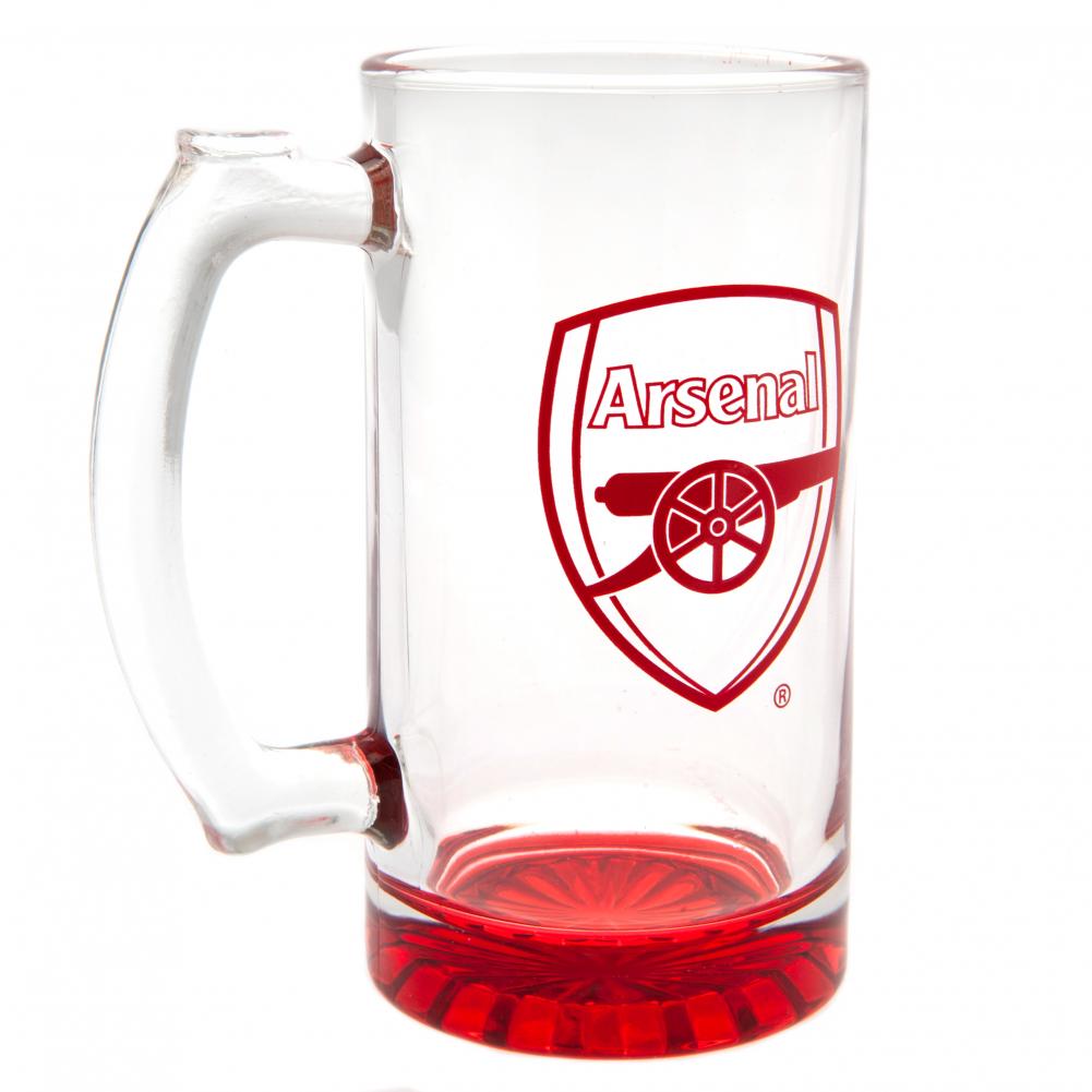 Arsenal FC Stein Glass Tankard - Officially licensed merchandise.
