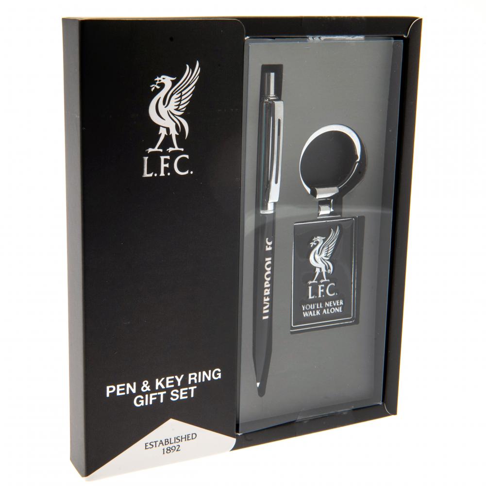 Liverpool FC Pen & Keyring Set - Officially licensed merchandise.