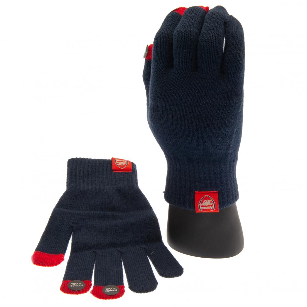 Arsenal FC Knitted Gloves Adults - Officially licensed merchandise.