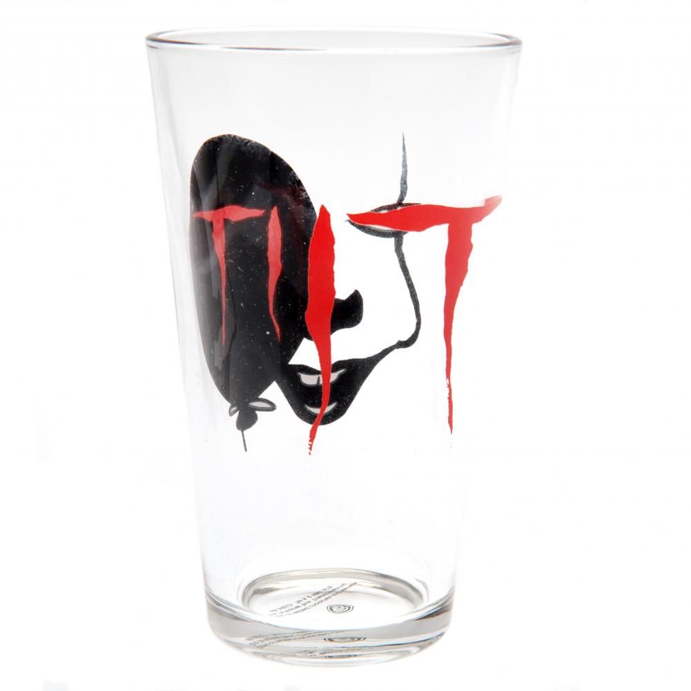 IT Large Glass Pennywise - Officially licensed merchandise.