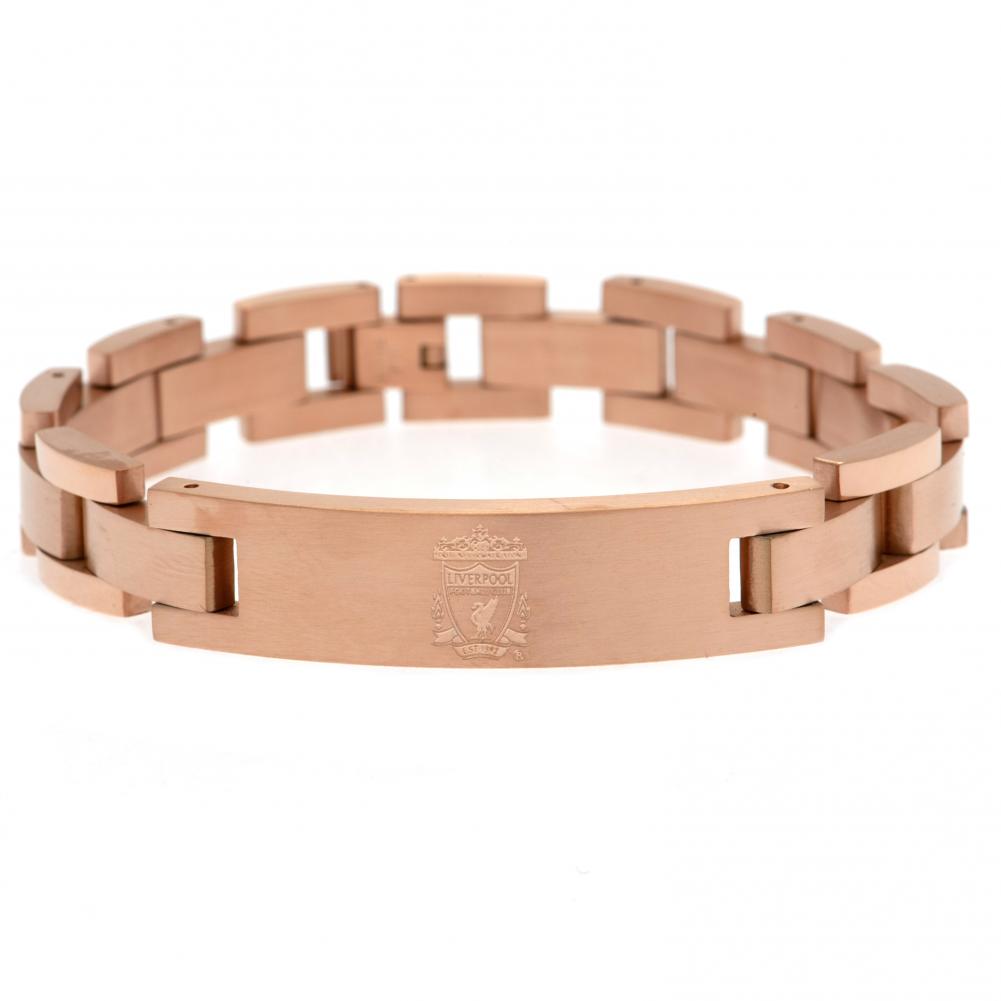 Liverpool FC Rose Gold Plated Bracelet - Officially licensed merchandise.