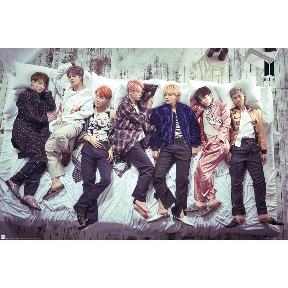 BTS Poster Bed 121 - Officially licensed merchandise.