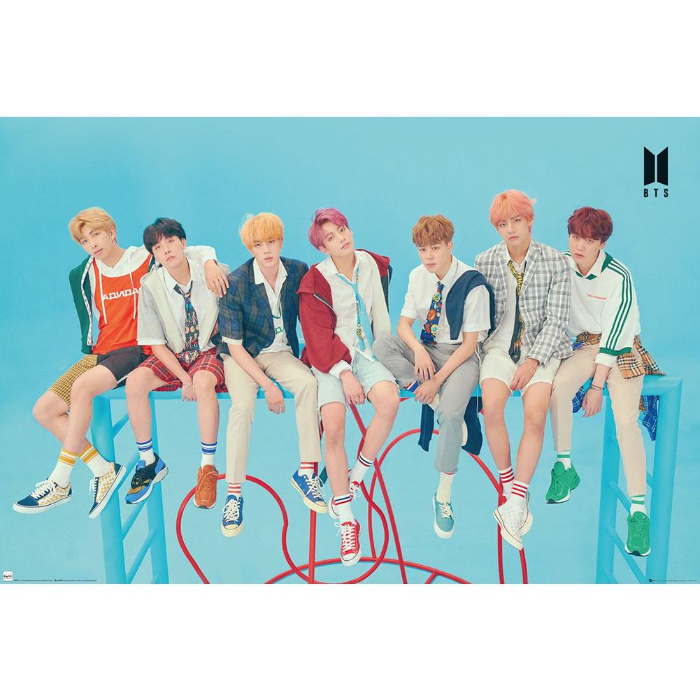 BTS Poster Blue 268 - Officially licensed merchandise.