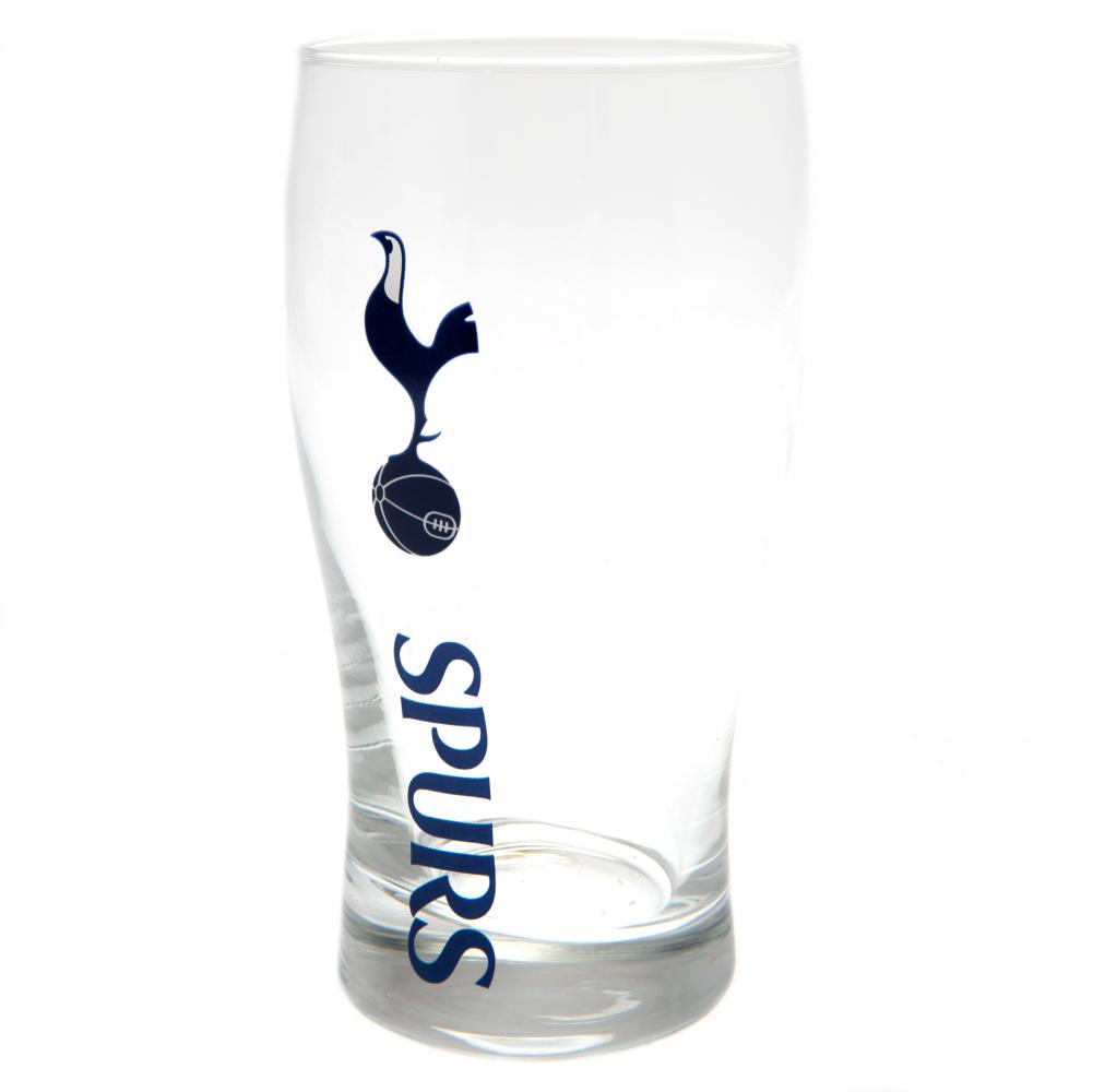 Tottenham Hotspur FC Tulip Pint Glass - Officially licensed merchandise.