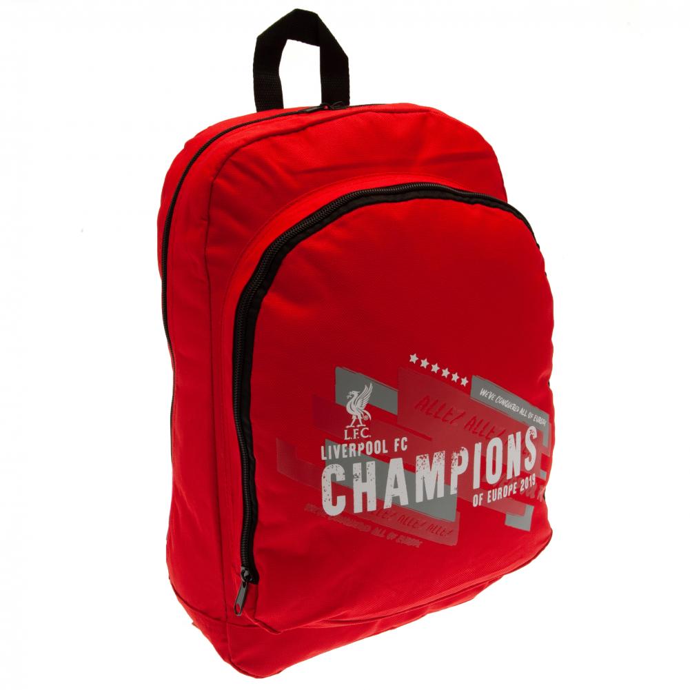Liverpool FC Champions Of Europe Backpack - Officially licensed merchandise.
