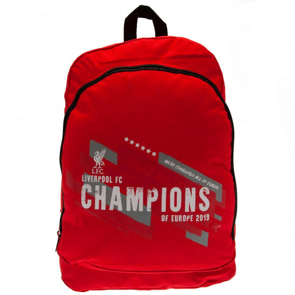 Liverpool FC Champions Of Europe Backpack - Officially licensed merchandise.