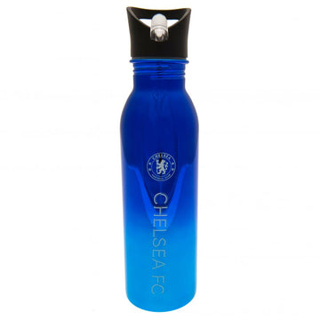 Chelsea FC UV Metallic Drinks Bottle - Officially licensed merchandise.