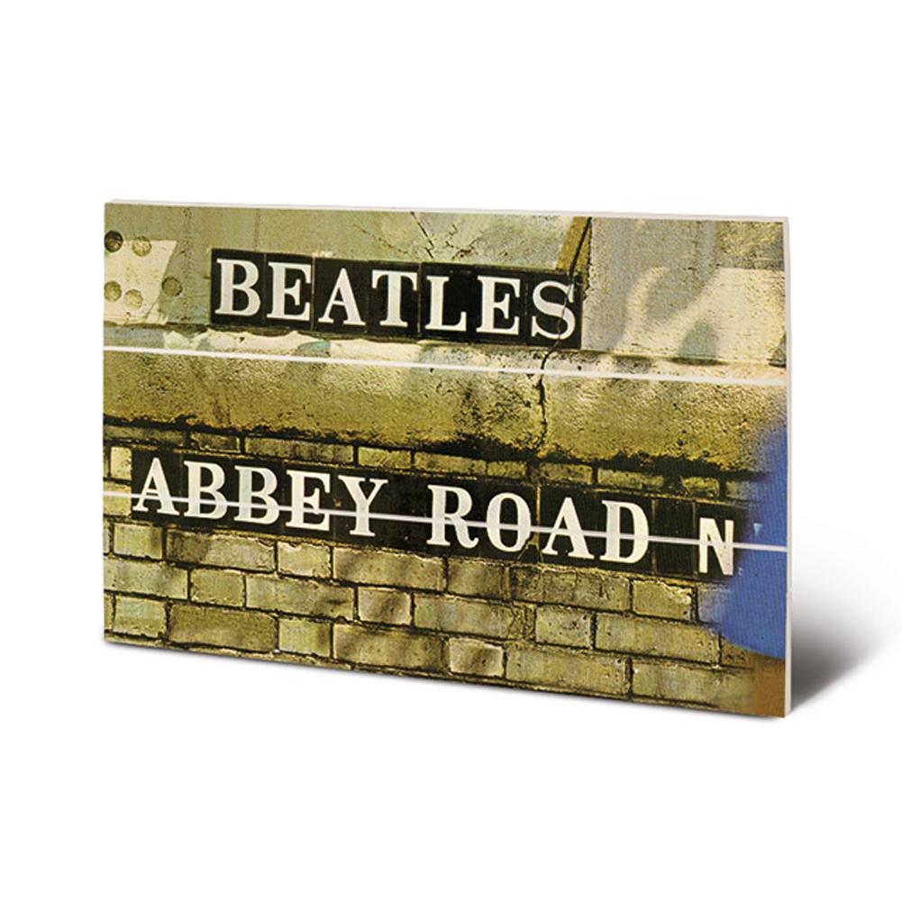 The Beatles Wood Print Abbey Road - Officially licensed merchandise.