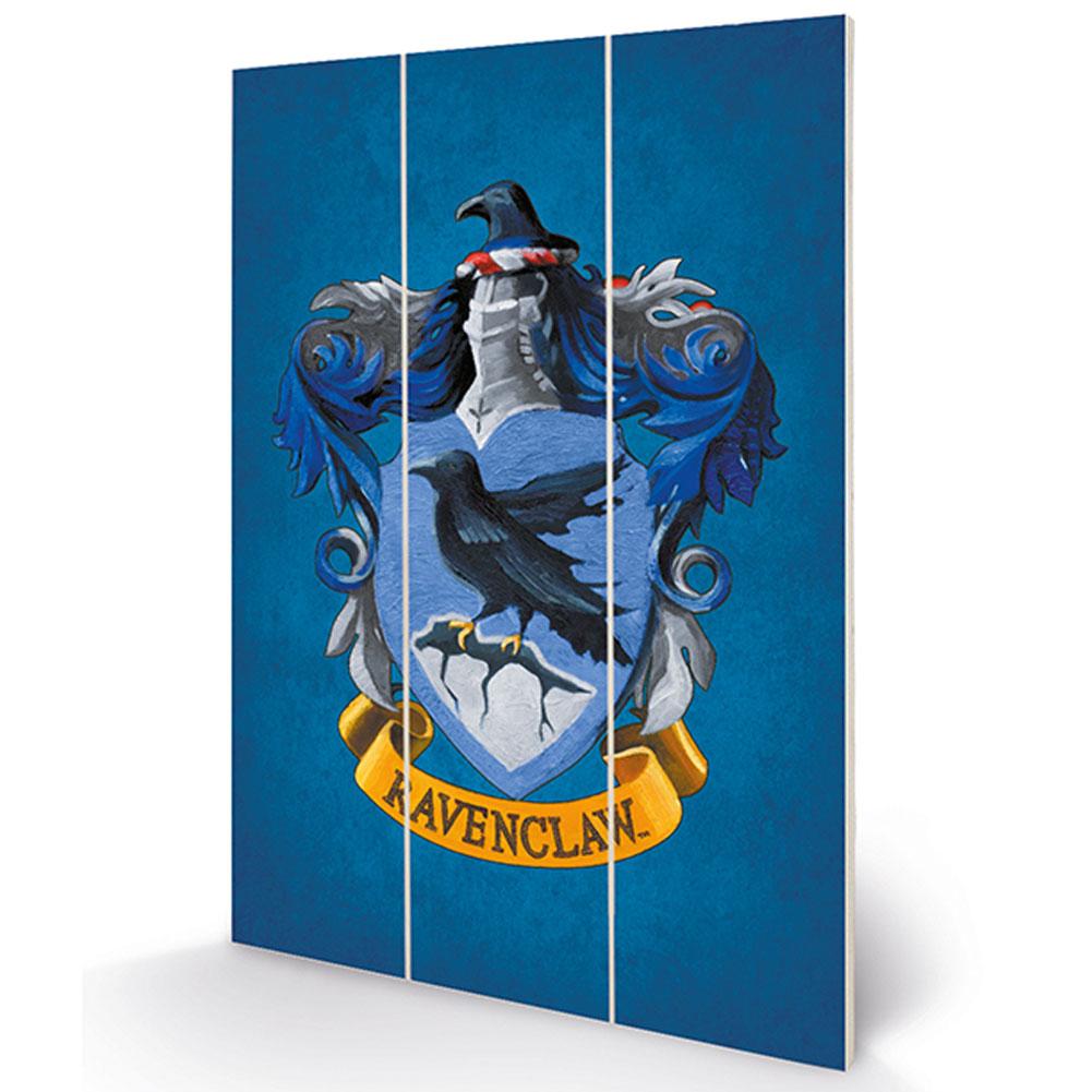 Harry Potter Wood Print Ravenclaw - Officially licensed merchandise.
