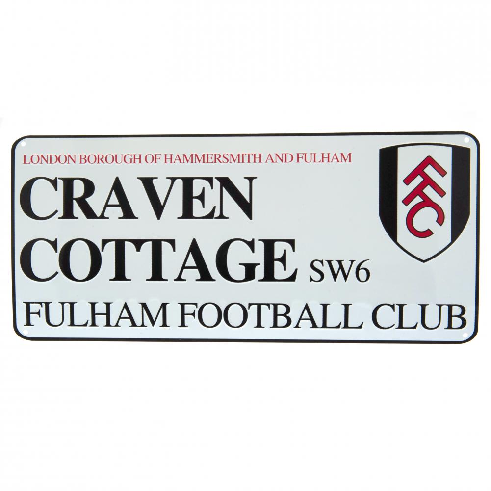 Fulham FC Street Sign - Officially licensed merchandise.