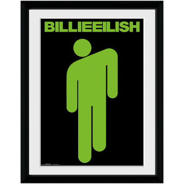 Billie Eilish Picture Stickman 16 x 12 - Officially licensed merchandise.