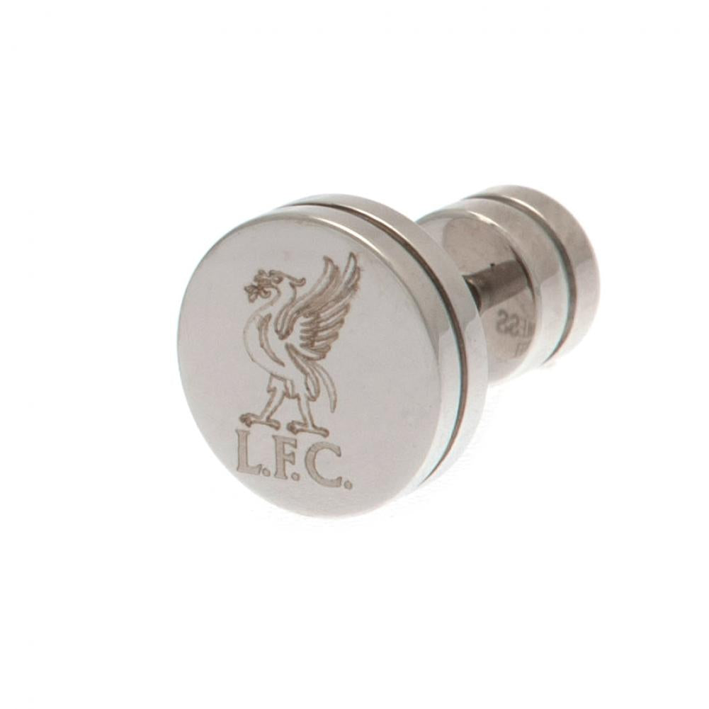 Liverpool FC Stainless Steel Stud Earring LB - Officially licensed merchandise.