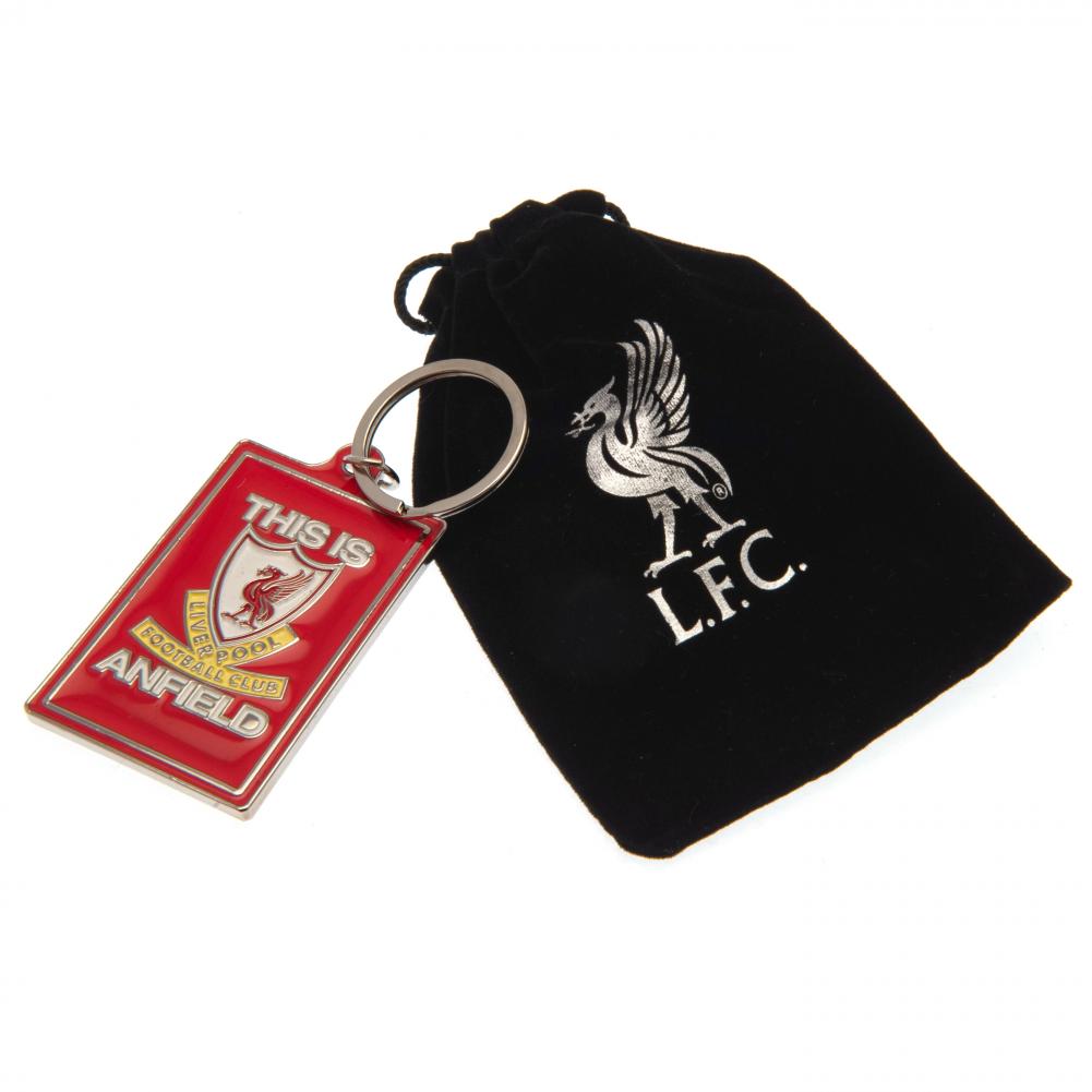 Liverpool FC Deluxe Keyring TIA - Officially licensed merchandise.
