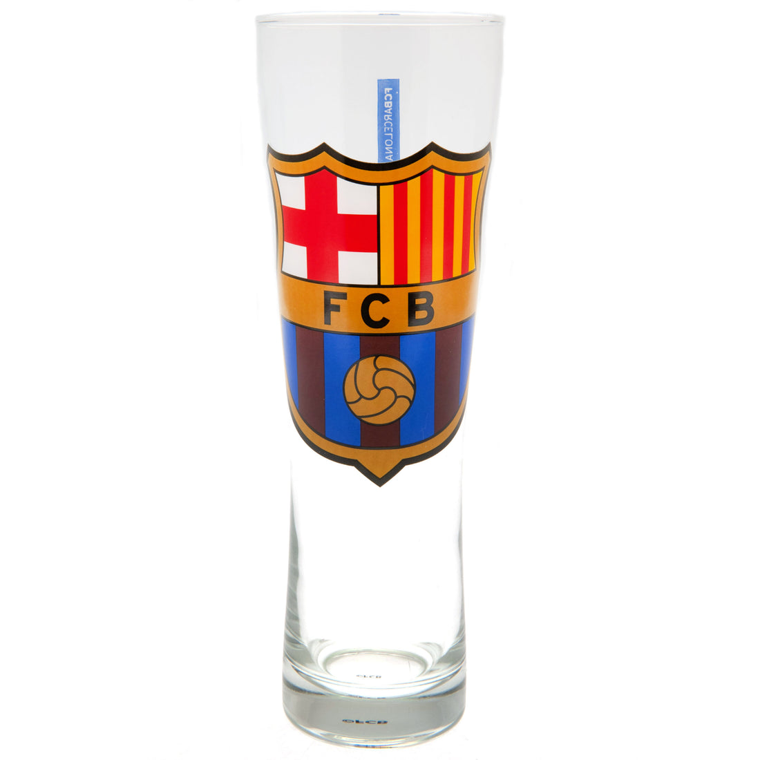 FC Barcelona Tall Beer Glass CR - Officially licensed merchandise.