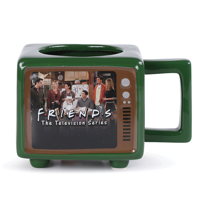 Friends Retro TV Heat Changing 3D Mug - Officially licensed merchandise.
