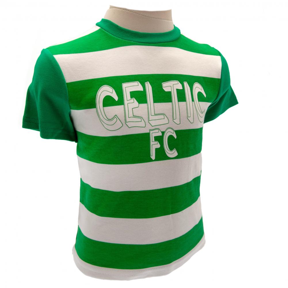Celtic FC Shirt & Short Set 18/23 mths - Officially licensed merchandise.