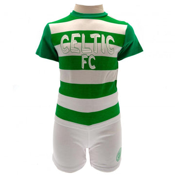 Celtic FC Shirt & Short Set 6/9 mths - Officially licensed merchandise.