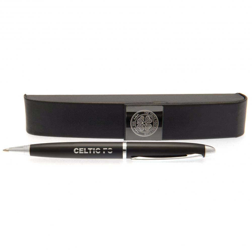 Celtic FC Pen & Case Set - Officially licensed merchandise.