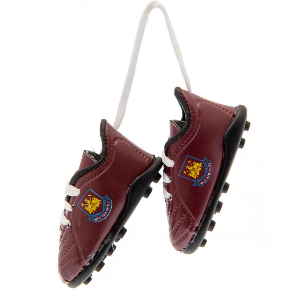 West Ham United FC Mini Football Boots - Officially licensed merchandise.