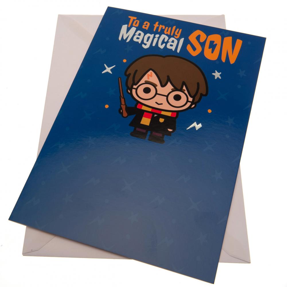 Harry Potter Birthday Card Son - Officially licensed merchandise.