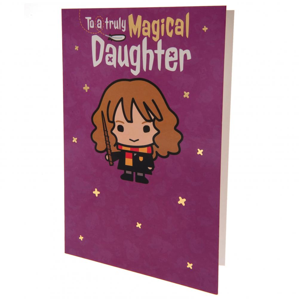 Harry Potter Birthday Card Daughter - Officially licensed merchandise.