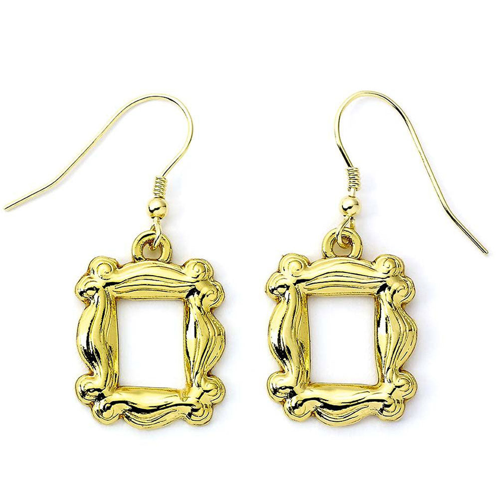 Friends Gold Plated Earrings Frame - Officially licensed merchandise.