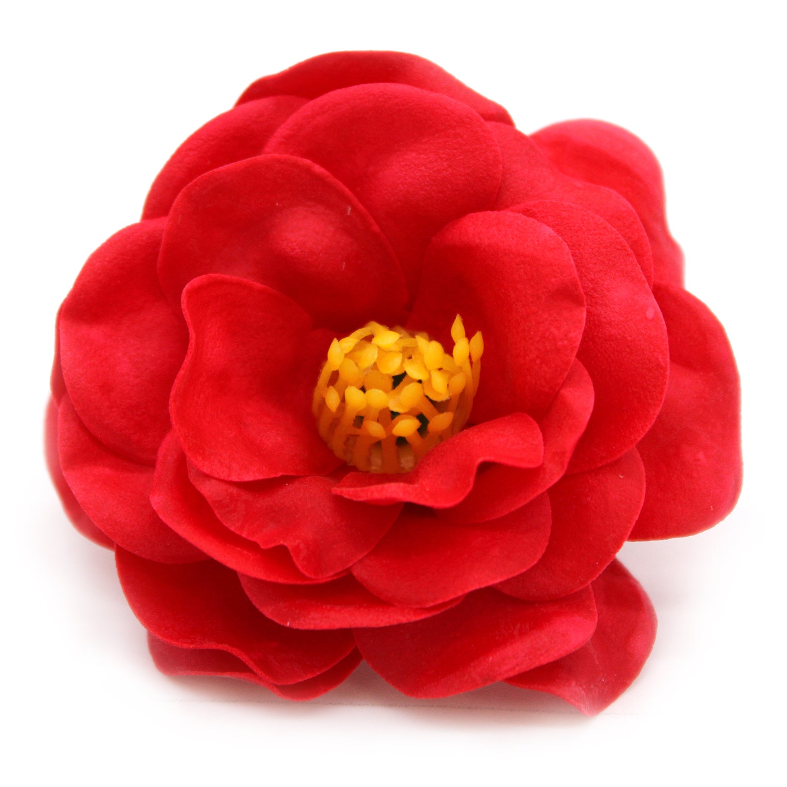 Craft Soap Flower - Camellia - Red